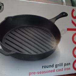 17" Round Grill Pan(pre-seasoned Cast Iron)