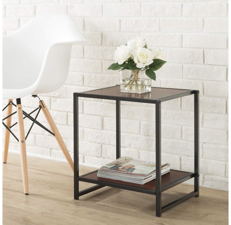 Zinus Modern Studio Collection 15 Inch Square Side Table/ End Table/ Coffee Table