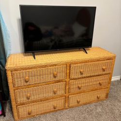 Rattan Dresser 