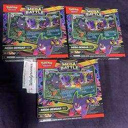 3 mega gengar battle decks sealed pokemon tcg haunter promo