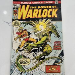 The Power of Warlock #8 Bronze Age - Vintage Marvel Comic Book, VG+