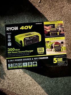 Ryobi 40 V 300 Watt power source charger
