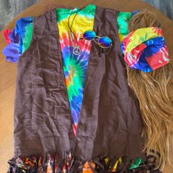 Hippie costume men’s medium Preowned