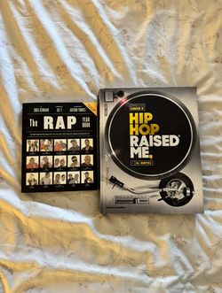 🎤 Hip-Hop Book Set – “The Rap Year Book” + “Hip Hop Raised Me” – Great Condition
