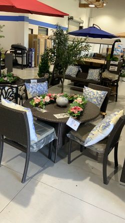 5-Piece Outdoor Wicker Patio Set $350