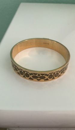 Coach gold bracelet