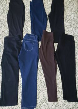 Women's Jeans/Pants & Capri, Size 16/XL! 7 Pairs In Variety Of Colors & Styles! Price For All!
