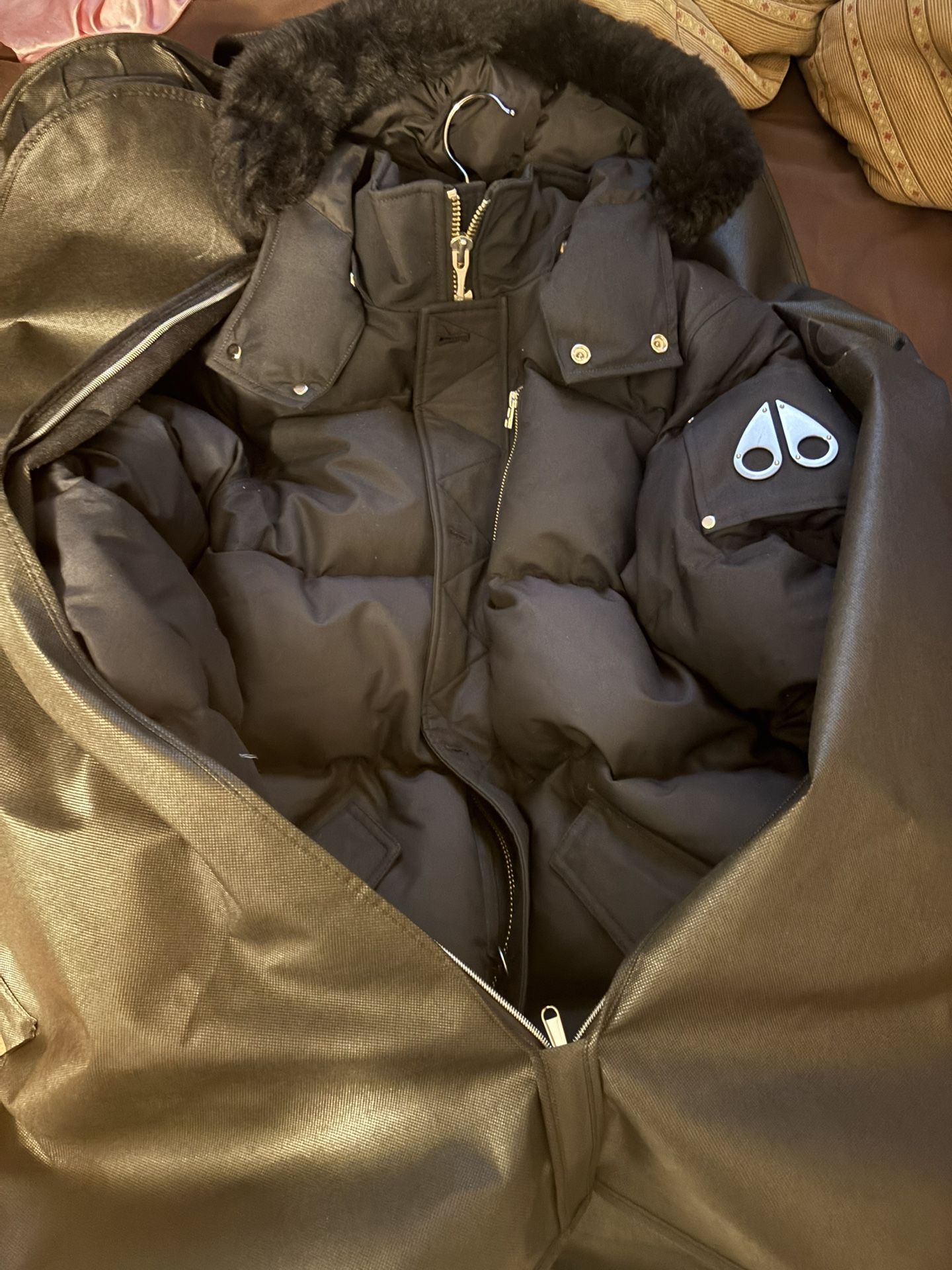 MOOSE KNUCKLE ORIGINAL SHEARLING TRIM 3Q JACKET