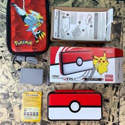 New Nintendo 2DS XL Pokeball Edition with original box
