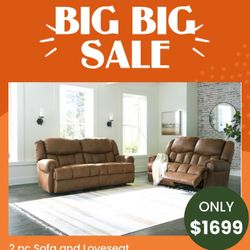 2 Pc Sofa And Loveseat 