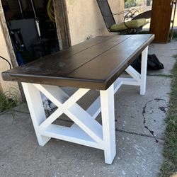 Handmade Farmhouse Style Coffee Table 