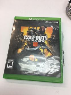 Call of duty Xbox one 1 game black ops 4 IIII