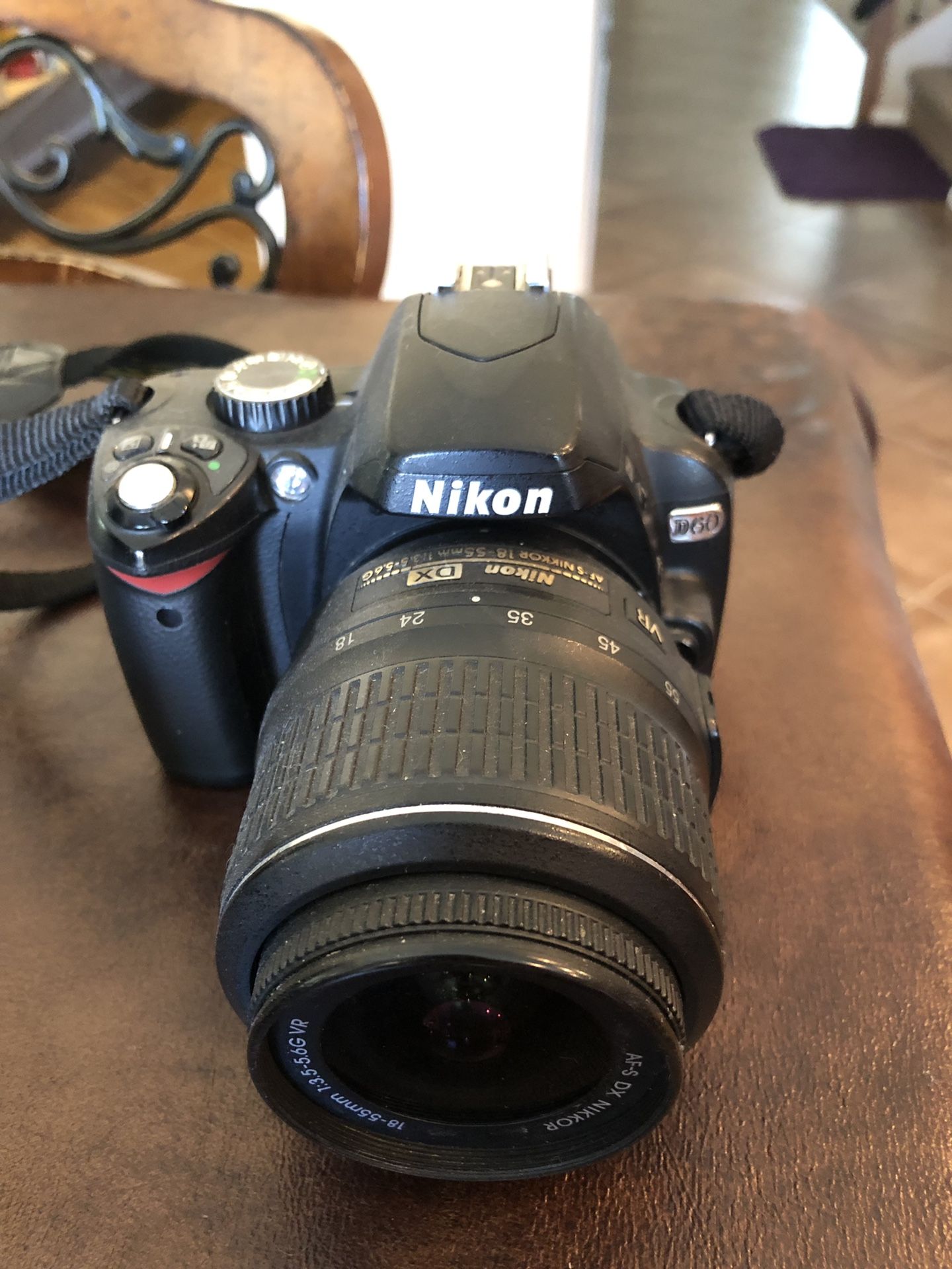 Nikon D60 with multiple lenses