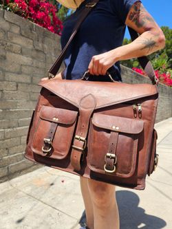 Men's Messenger Shoulder Laptop Bag Briefcase