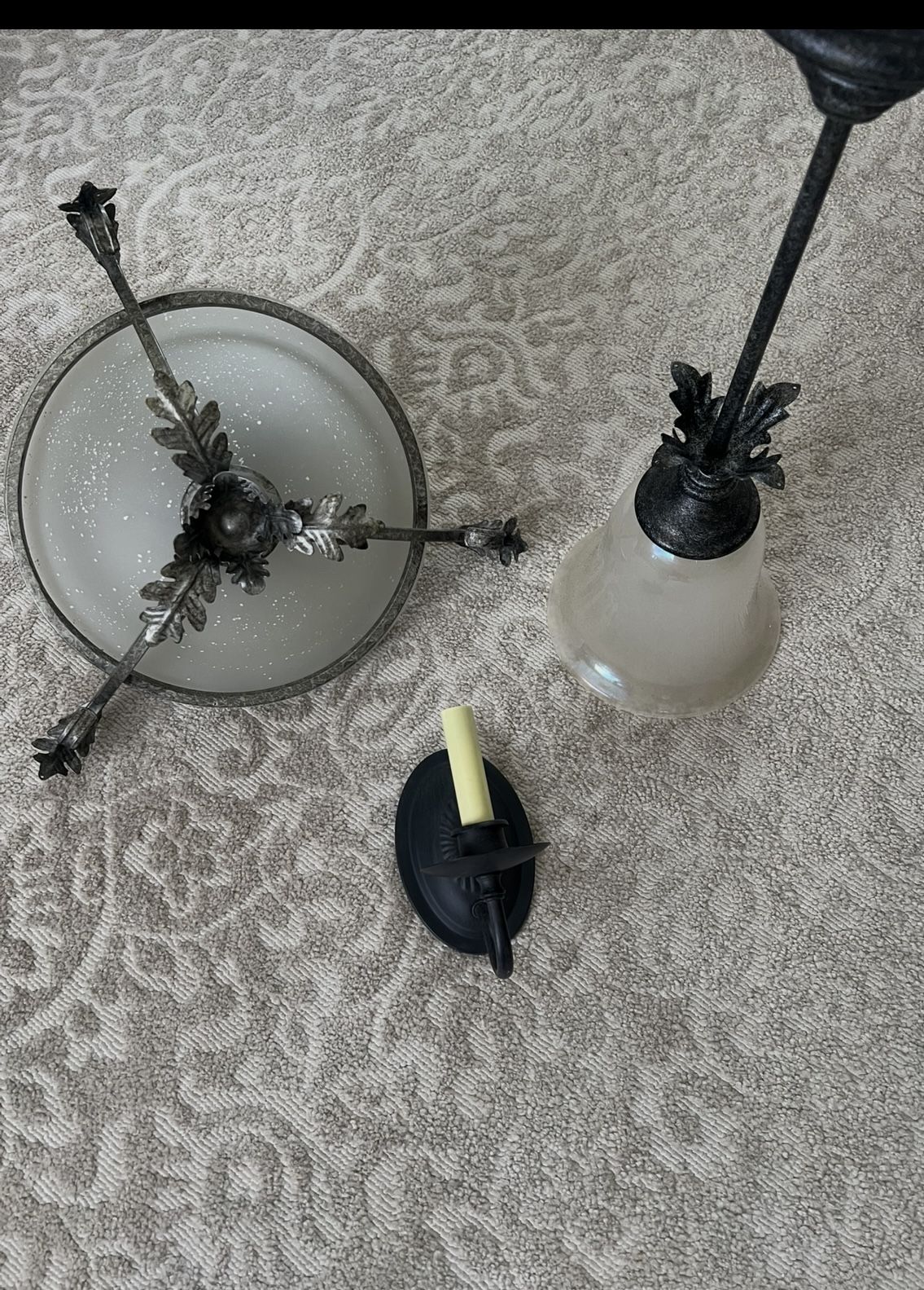 Three light fixtures all for $25 See Description