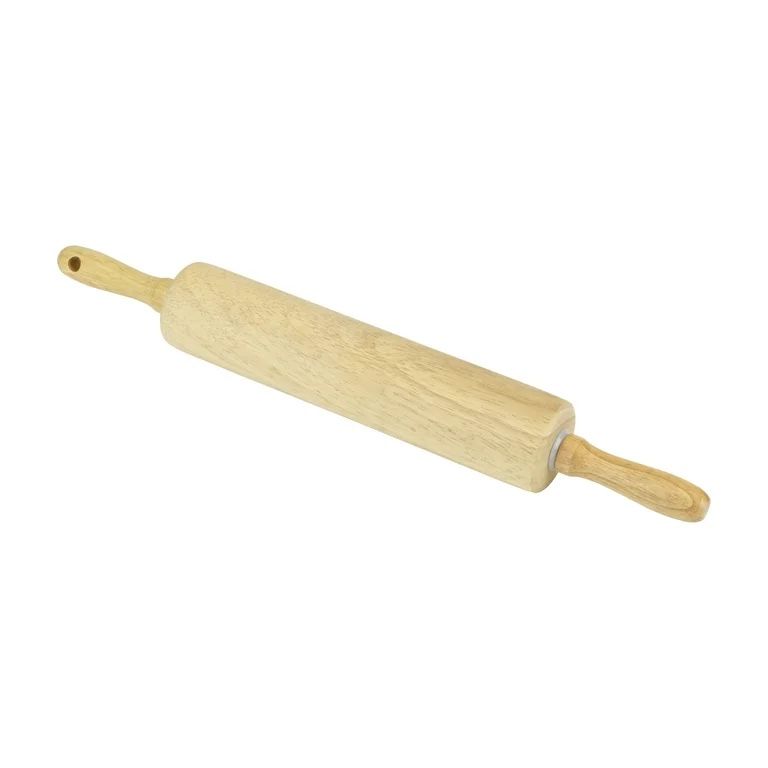 Water-Resistant Wood Barrel Dough Roller