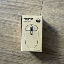 TECKNET Wireless Mouse, 2.4G Quiet Computer Mouse with USB Receiver, 4 Buttons Portable Cordless Mice for Chromebook, Laptop, PC, Mac, 800/1200/1600 D