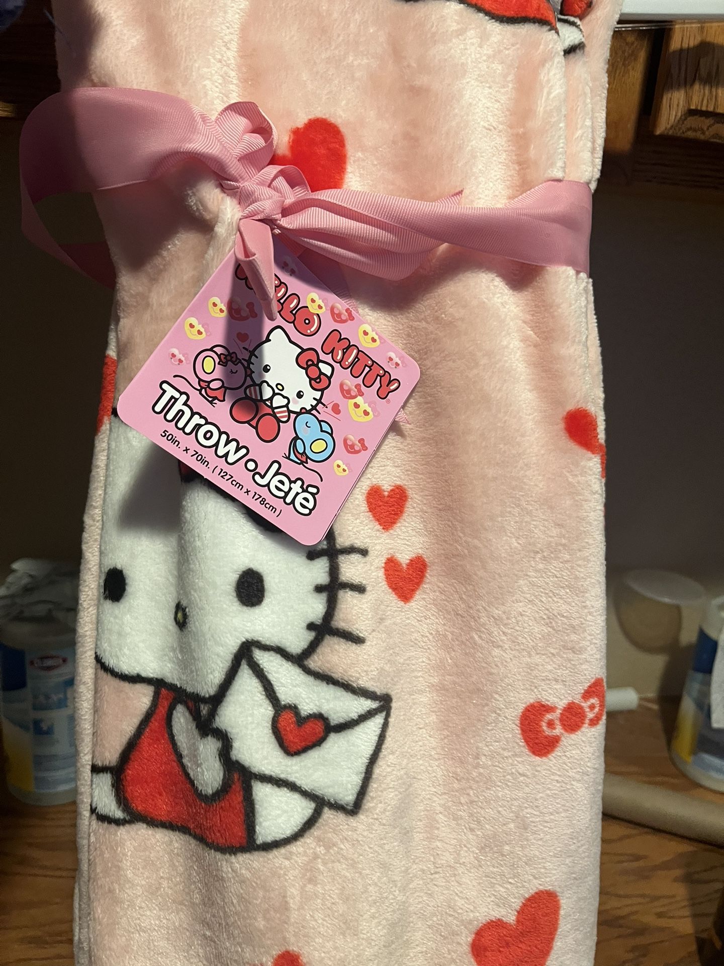 Hello Kitty Throw Blanket 