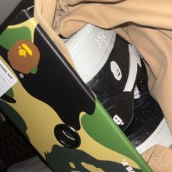 Bapesta M1 Line Camo Black 