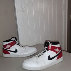 Air Jordan 1 Mid "White Chicago" Men sneakers size 13