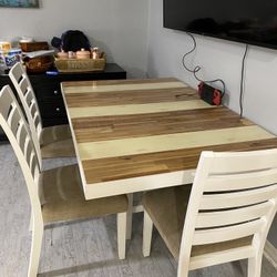 Dining Table 3 Chairs