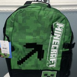 New Minecraft 17 Inch Canvas Backpack