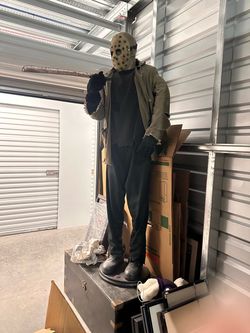 Jason life size with autographed machete