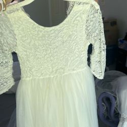 White Dress Size 10 Worn Once 