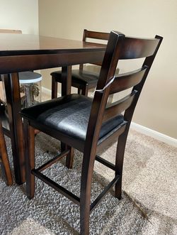 4- Chair High Top Dining Table