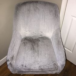 Brand New Gray Sherpa Chair