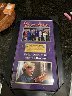 Willy Wonka Signed Golden Ticket