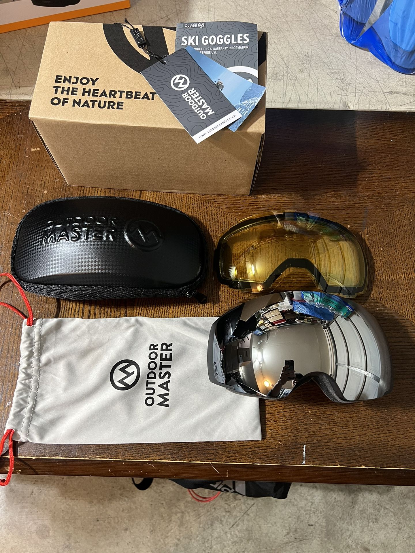 Outdoor Master Snow Goggles Magnetic Extra Lens
