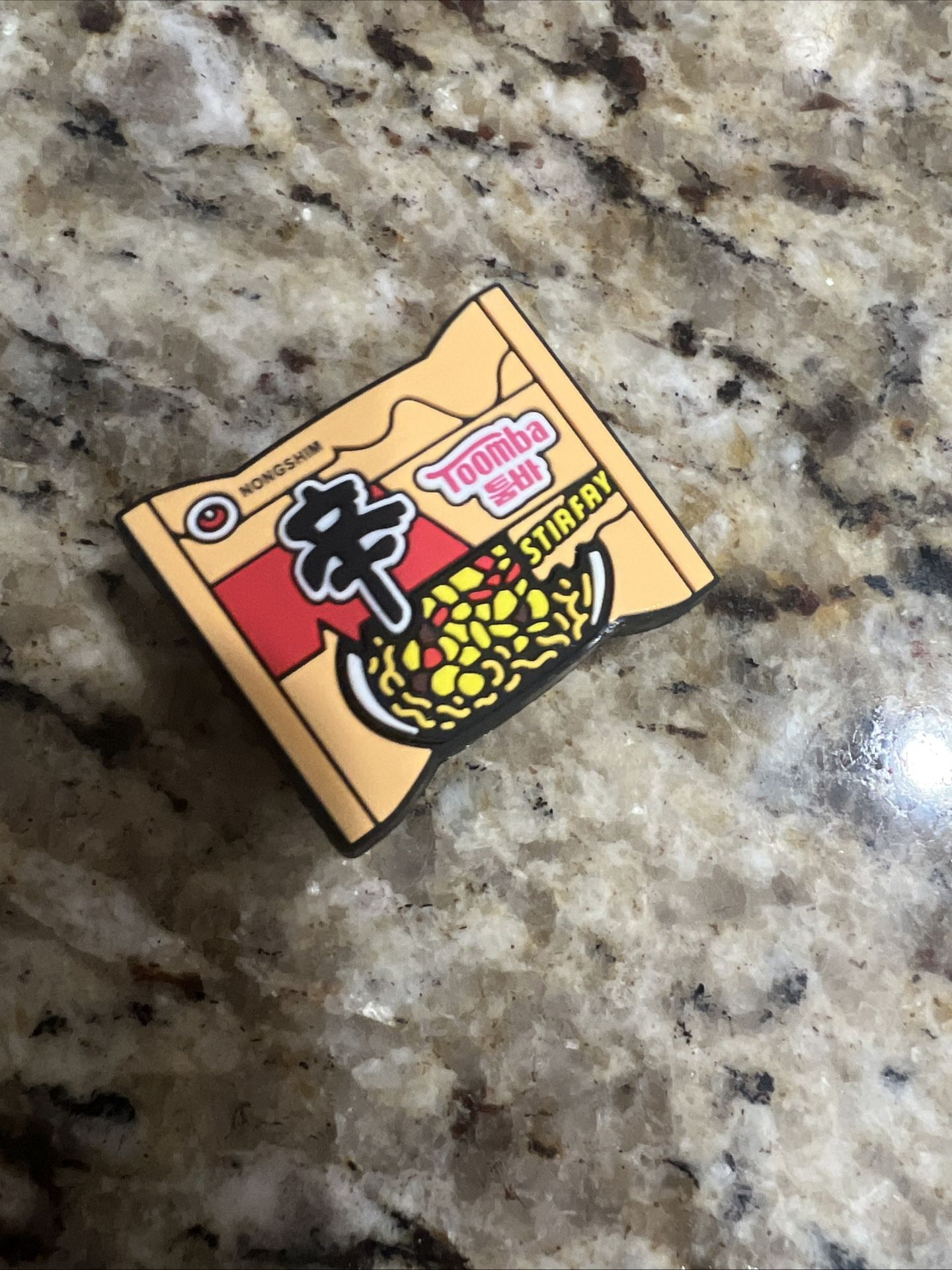 Croc Charm Nong Shim Shin Ramen New