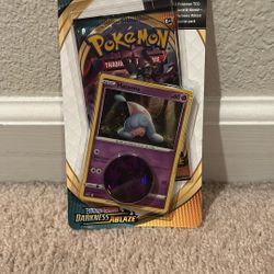 Pokemon Darkness Ablaze Checklane 1 Pack Blister - Hatenna