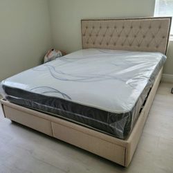 NEW QUEEN-SIZE MATTRESS AND BOX SPRING 🆕️