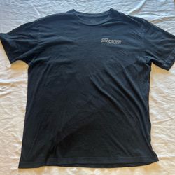 SIG Sauer T Shirt Mens XL Black Short Sleeve Logo Casual Tee Crew Neck Cotton