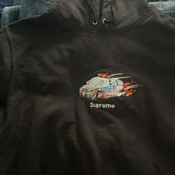 Supreme Hoodie Cop Car Embroidered 