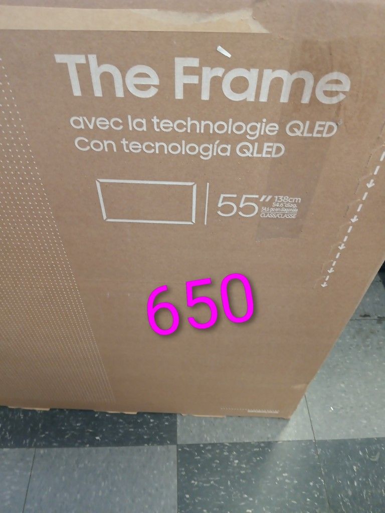 SAMSUNG 55"INCH QLED 4K THE FRAME TV LS03FAD