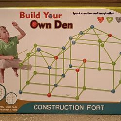 New- Build Your Own Den Construction Fort