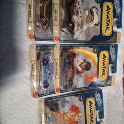 2025 Hot Wheels Silver Series AVATAR THE LAST AIR BENDER Complete Set