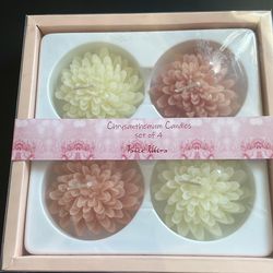 Chrysanthemum candle set