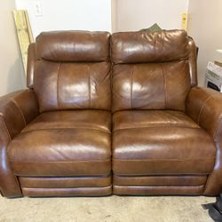 Electric Double reclining Loveseat with Adjustable Headrests