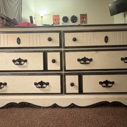 Black And White Dresser 
