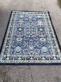 5'x7' Indoor Floral Persian Area Rug - Threshold