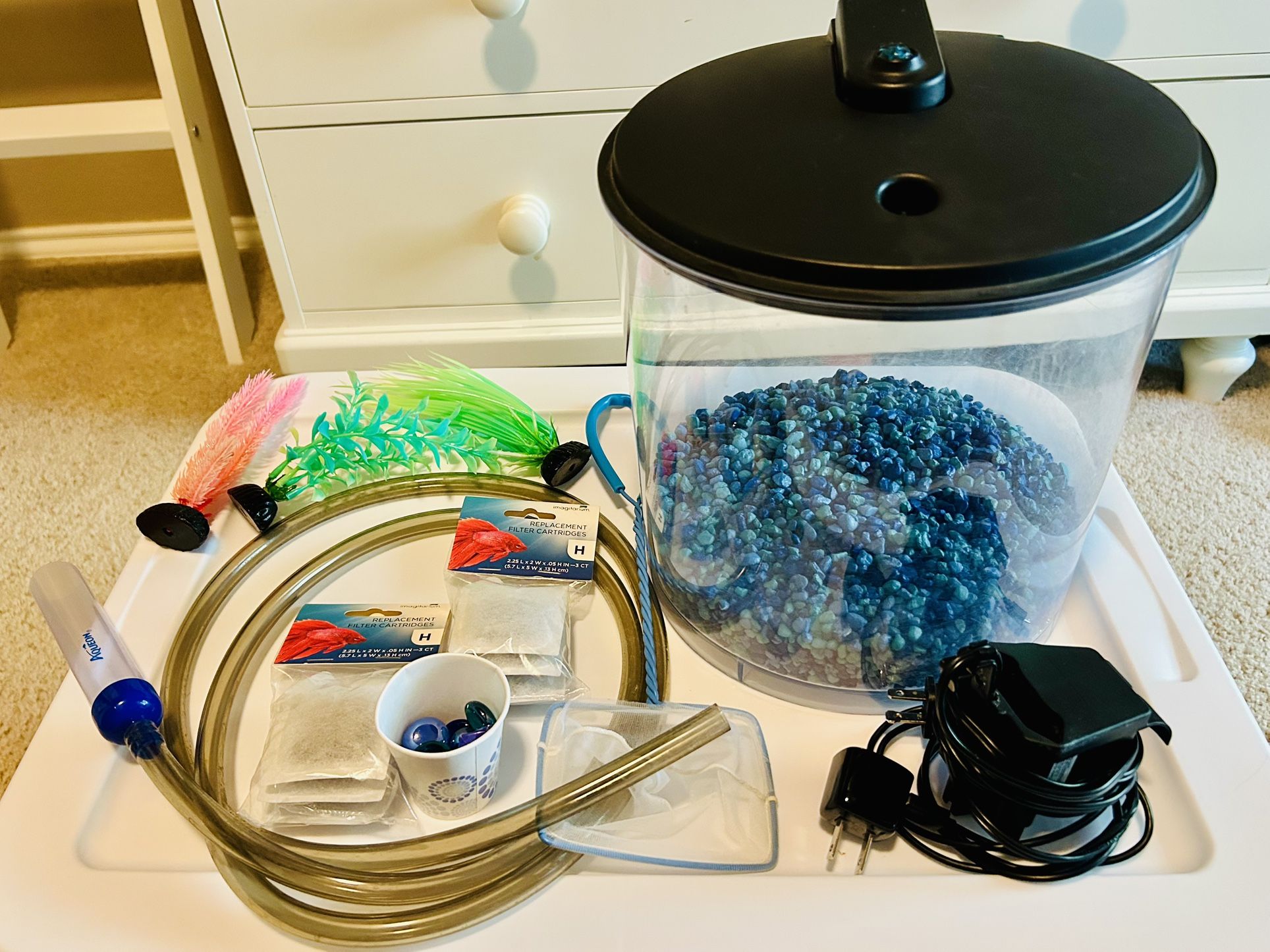 Complete Starter Fish Tank Set