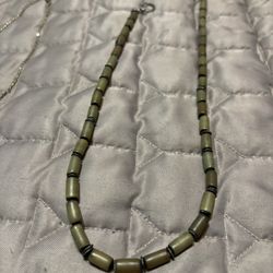 Serpentine tube beaded Necklace 