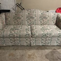 6 foot Camelback sofa