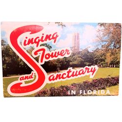 Vintage Florida’s Singing Tower Bok Tower Souvenir Photo Book Booklet Postcards