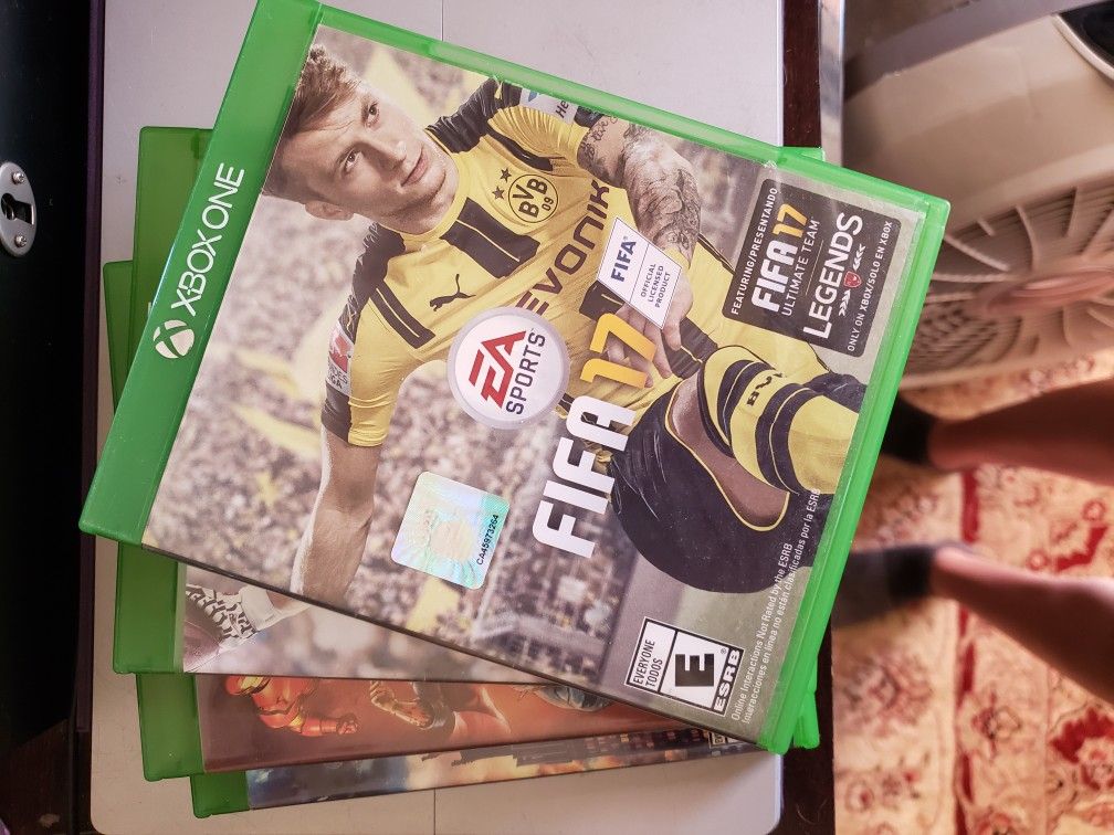 Fifa 17, Madden NFL 17, Marvel Epic Collection Vol 1, Kingdom Hearts III