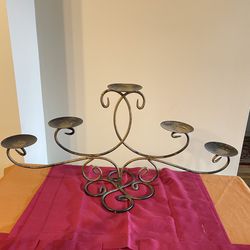 Vintage Metal Candelabra Candle Holder